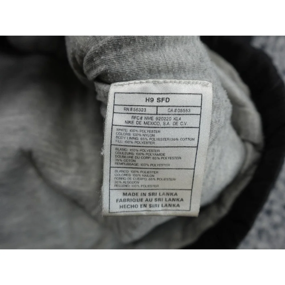 Nike Ripstop Full Zip Jacket Youth M 10/12 Black Y2K Insulated Windbreaker